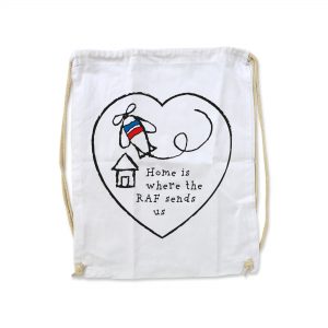 Home Is Where The RAF Sends Us – Cotton Duffel Bag